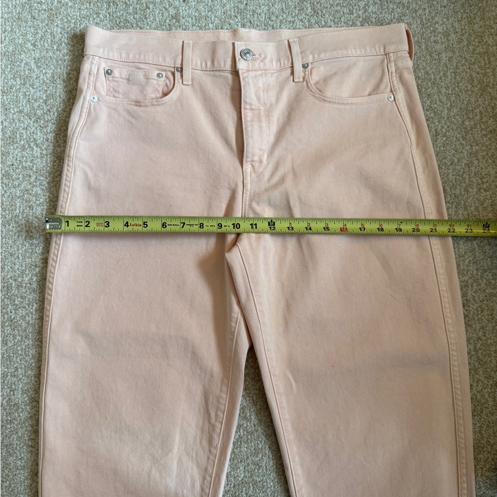 AYR All Year Round Peach The Beat Drop Straight Leg Jeans Size 32 *EUC* - Picture 8 of 10